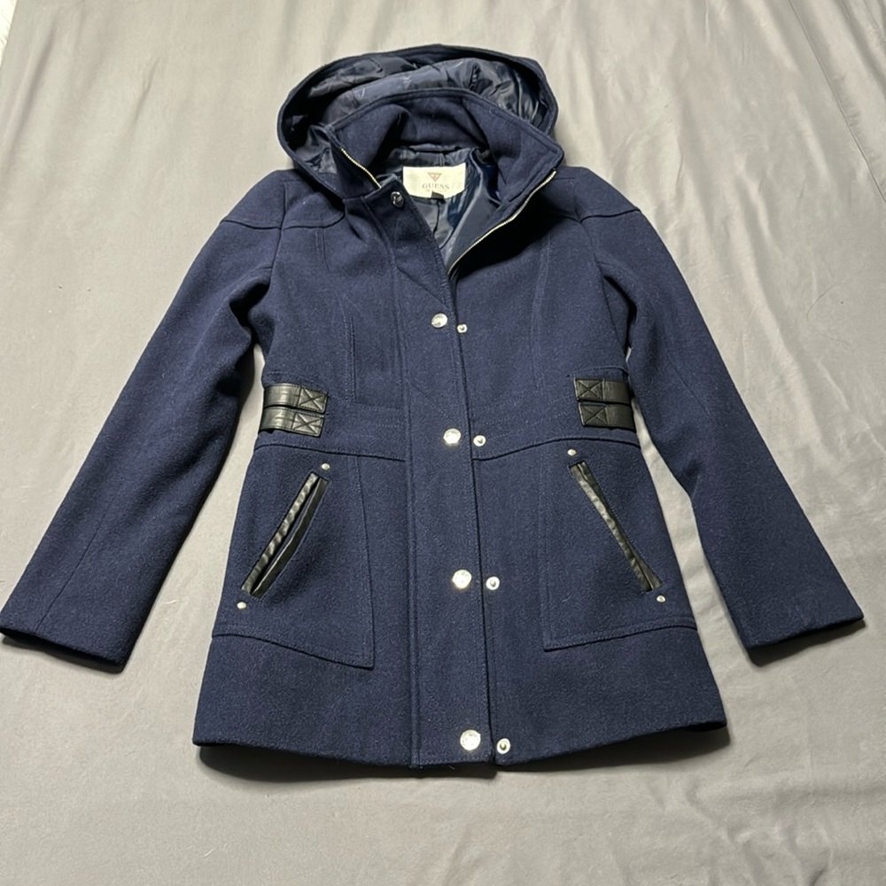 Guess Navy Blue Coat
